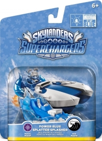 Skylanders SuperChargers - Power Blue Splatter Splasher Box Art