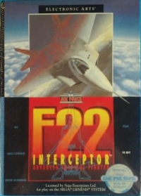F-22 Interceptor (cardboard box) Box Art