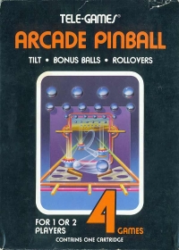 Arcade Pinball (text label) Box Art
