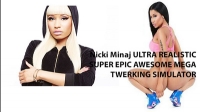 Nicki Minaj Ultra Realistic Super Epic Awesome Mega Twerking Simulator Box Art