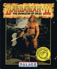 Barbarian II: The Dungeon of Drax (disk) Box Art