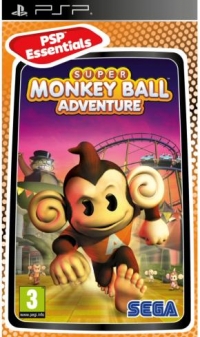 Super Monkey Ball: Adventure - PSP Essentials Box Art