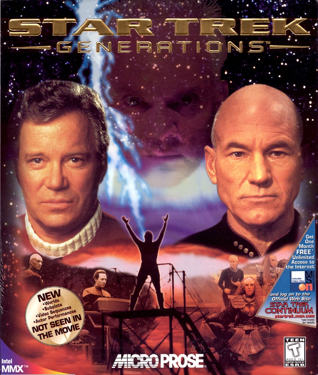 Star Trek Generations Box Art