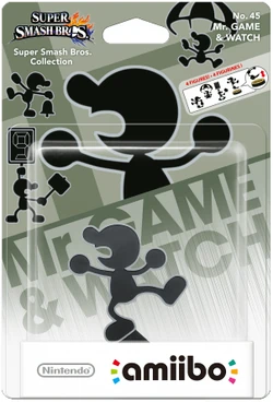 Super Smash Bros. - Mr. Game & Watch Box Art