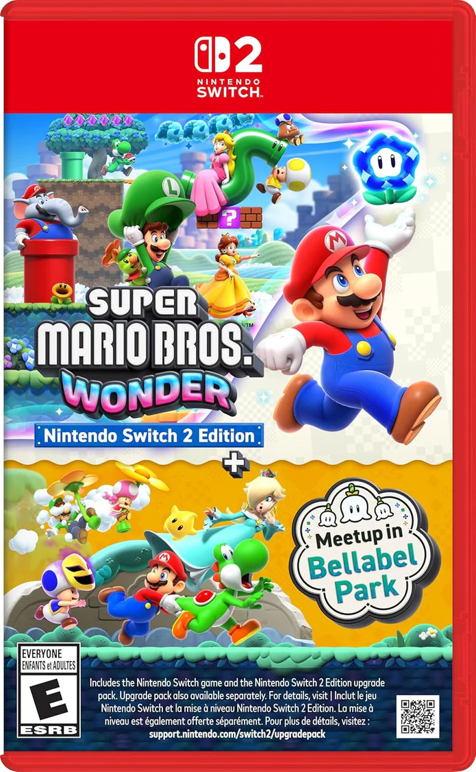 Super Mario Bros. Wonder: Nintendo Switch 2 Edition + Meetup at Bellabel Park Box Art