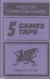 5 Games Tape Box Art